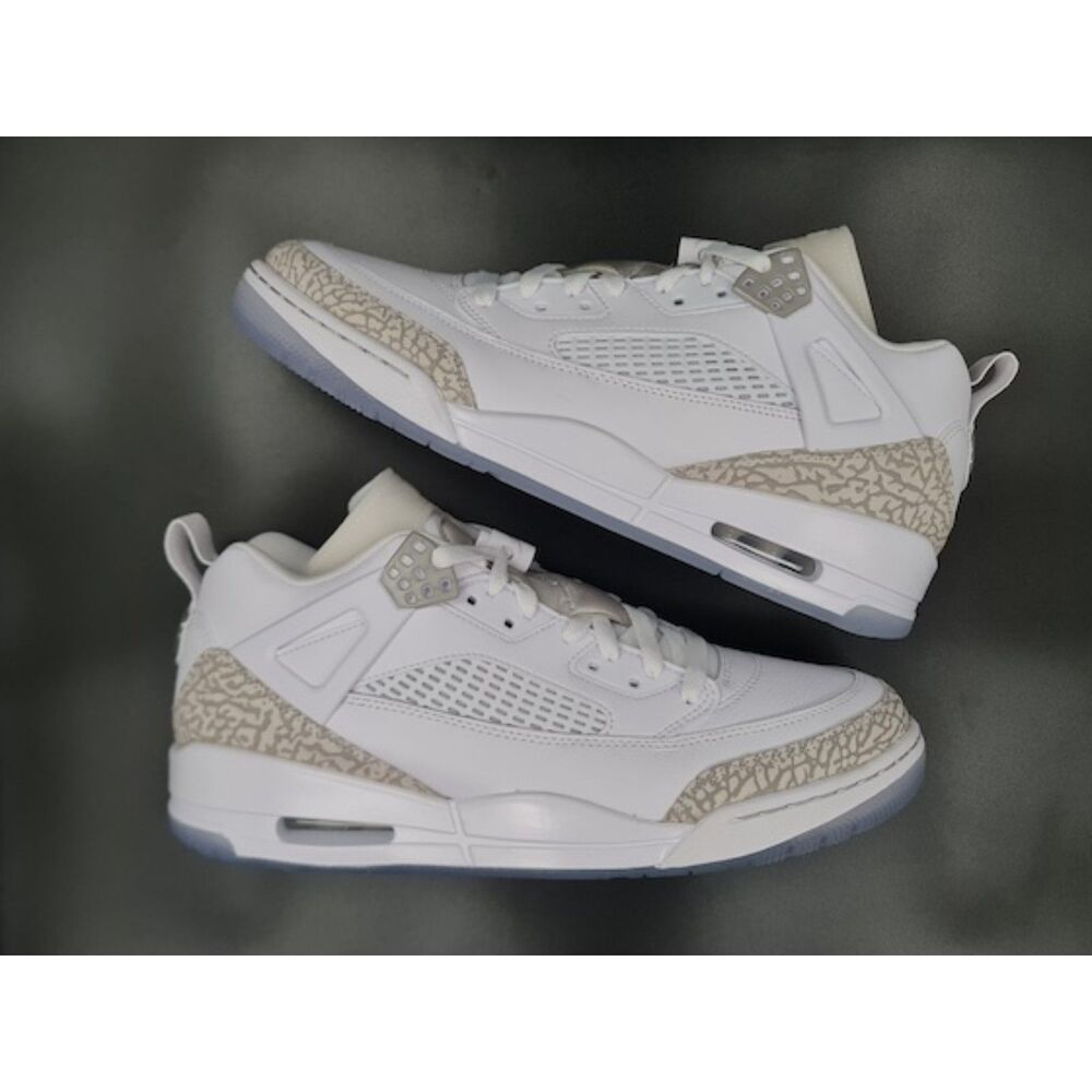 Jordan Spizike Low White Metallic Silver Grey. SIZE 10.5 - FQ1759-103